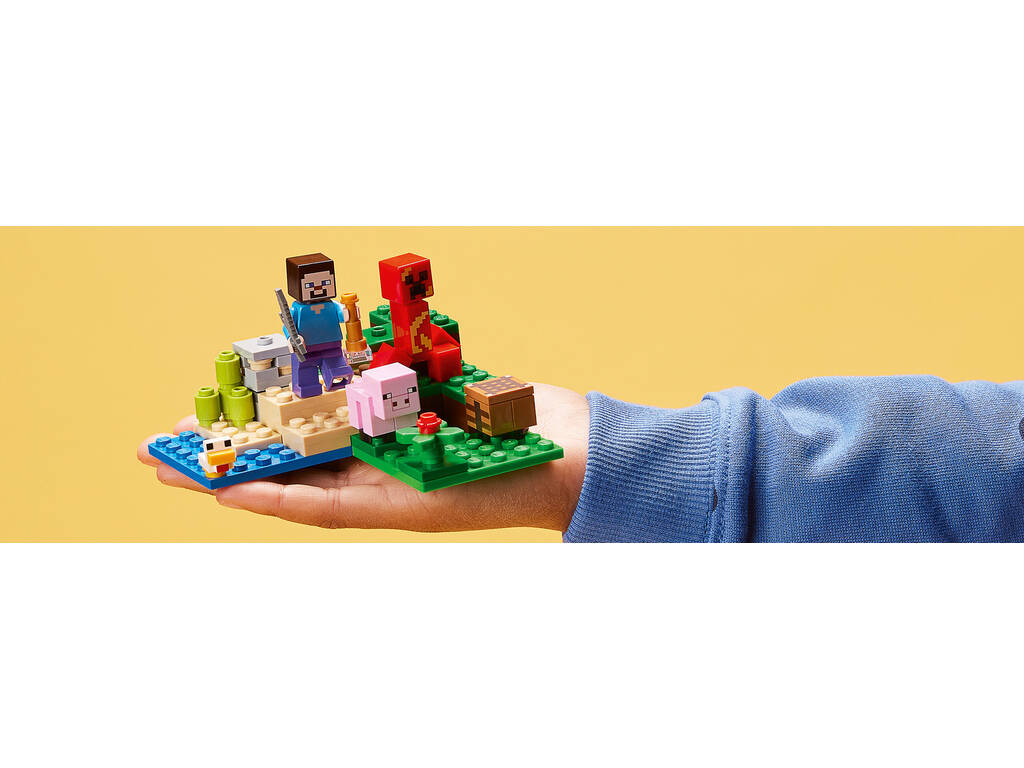 Lego Minecraft La Emboscada del Creeper 21177