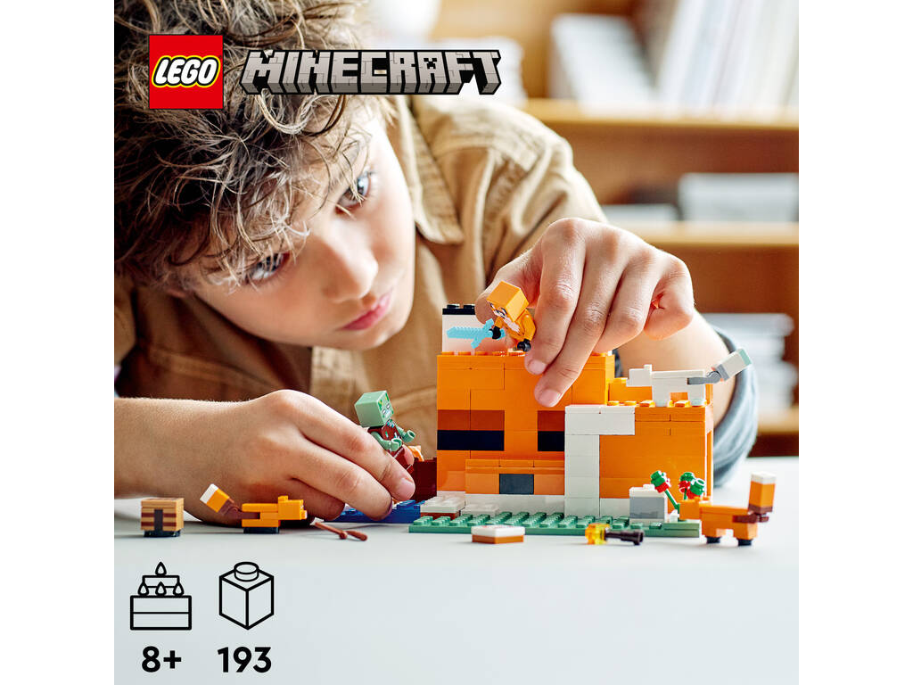 Lego Minecraft O Refúgio da Raposa 21178