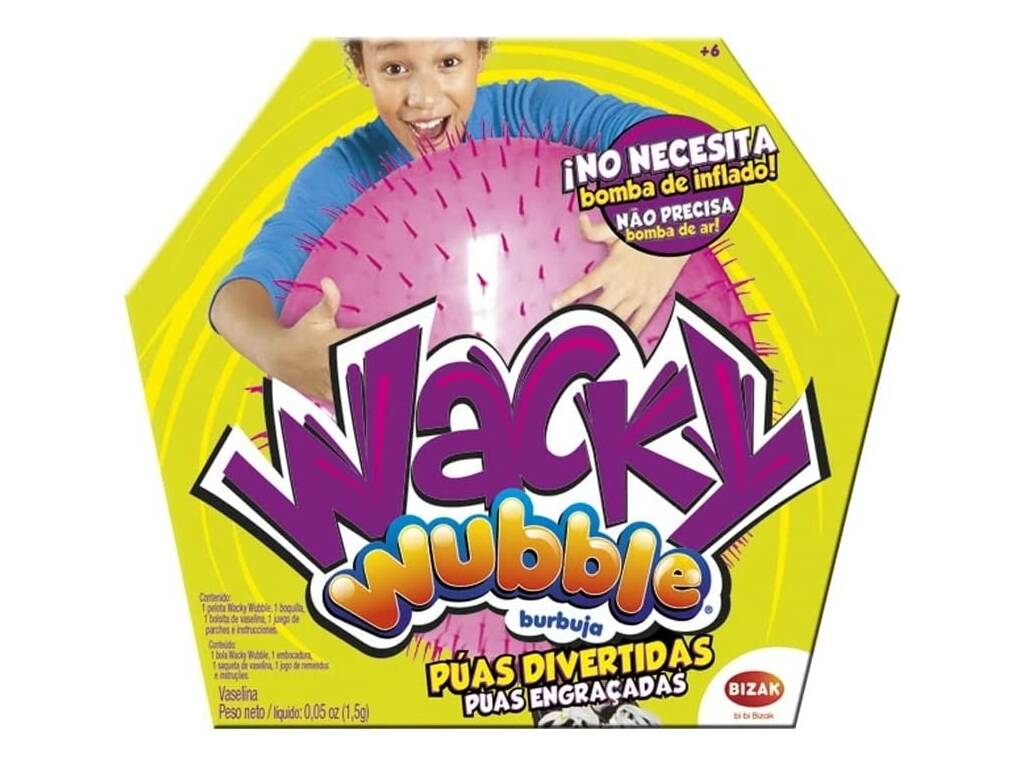 Wacky Bubble Bubble Bubble avec des pointes Bizak 6294 0790