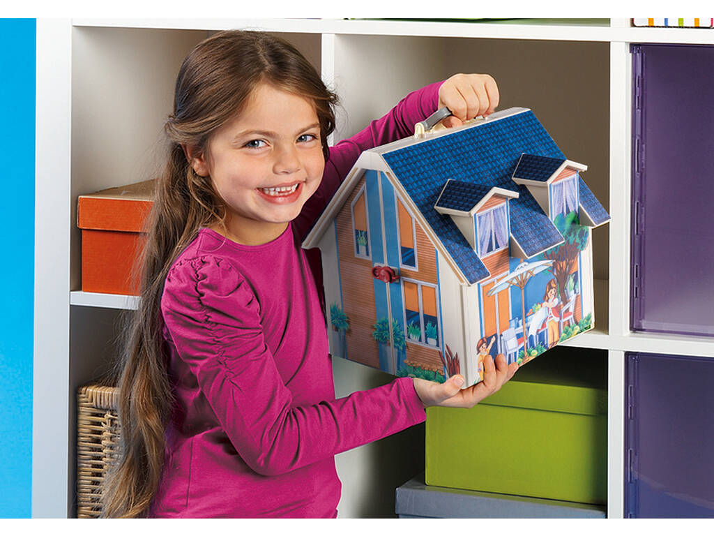 Playmobil Maison de poupée Mallette de maison de poupée 70985