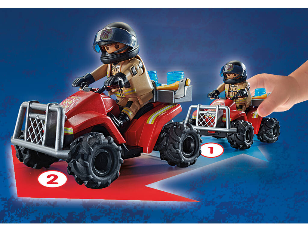 Playmobil Pompieri Speed Quad 71090