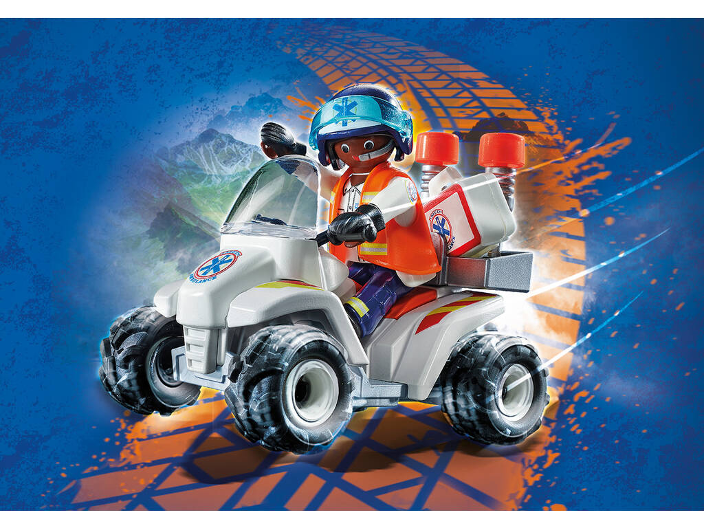 Playmobil Soccorso Speed Quad 71091