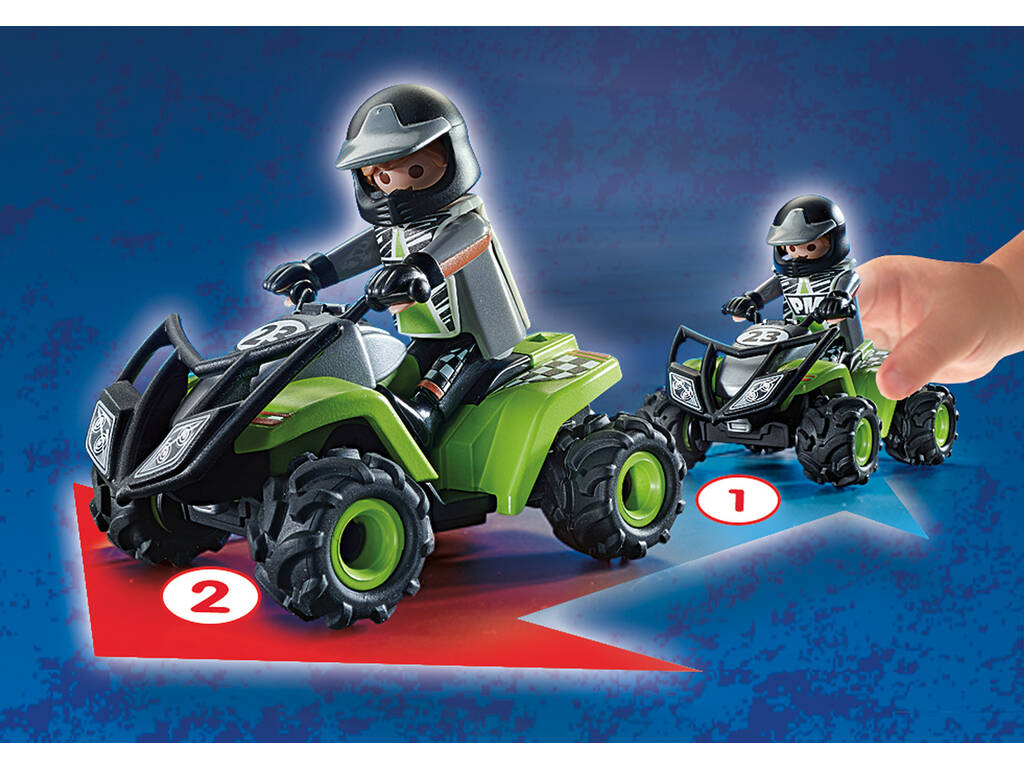 Playmobil Corse Speed Quad 71093
