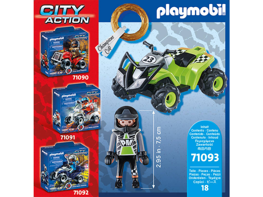 Playmobil Corse Speed Quad 71093