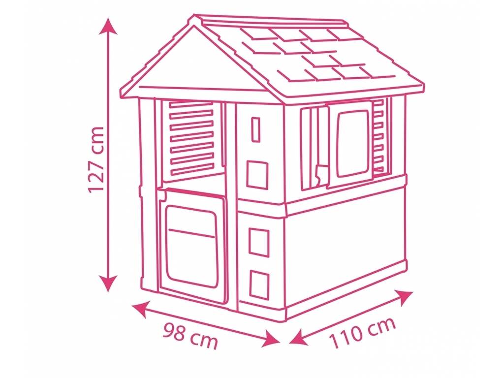 Casetta per bambini rosa Corolle Smoby 810720