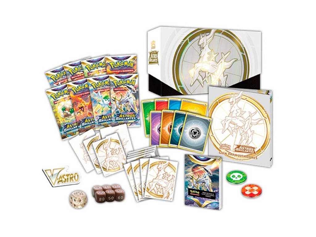 Pokémon TCG Caja de Entrenador Élite Espada y Escudo Astros Brillantes Bandai PC50263