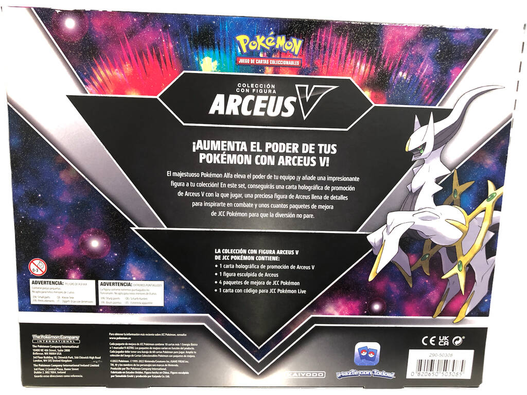 Pokémon TCG Arceus V Collection avec figurine Bandai PC50308