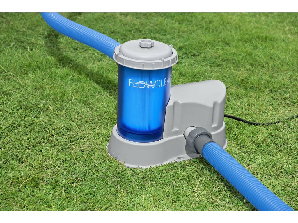 Pompa con filtro Trasparente a Cartuccia 5.678 L/H Bestway 58675