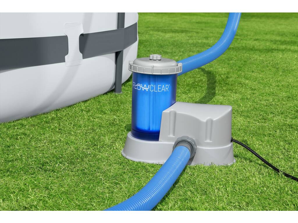 Pompa con filtro Trasparente a Cartuccia 5.678 L/H Bestway 58675
