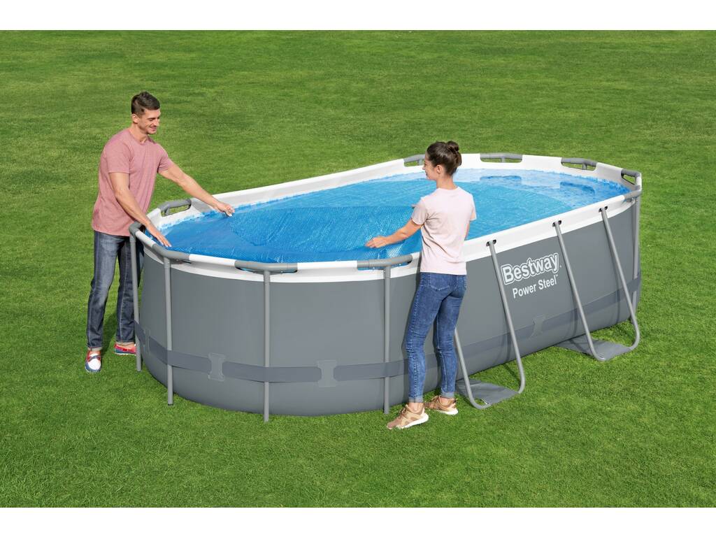 Telo di Copertura isotermico per Piscine ovali di 427x250x100 cm. Bestway 58672