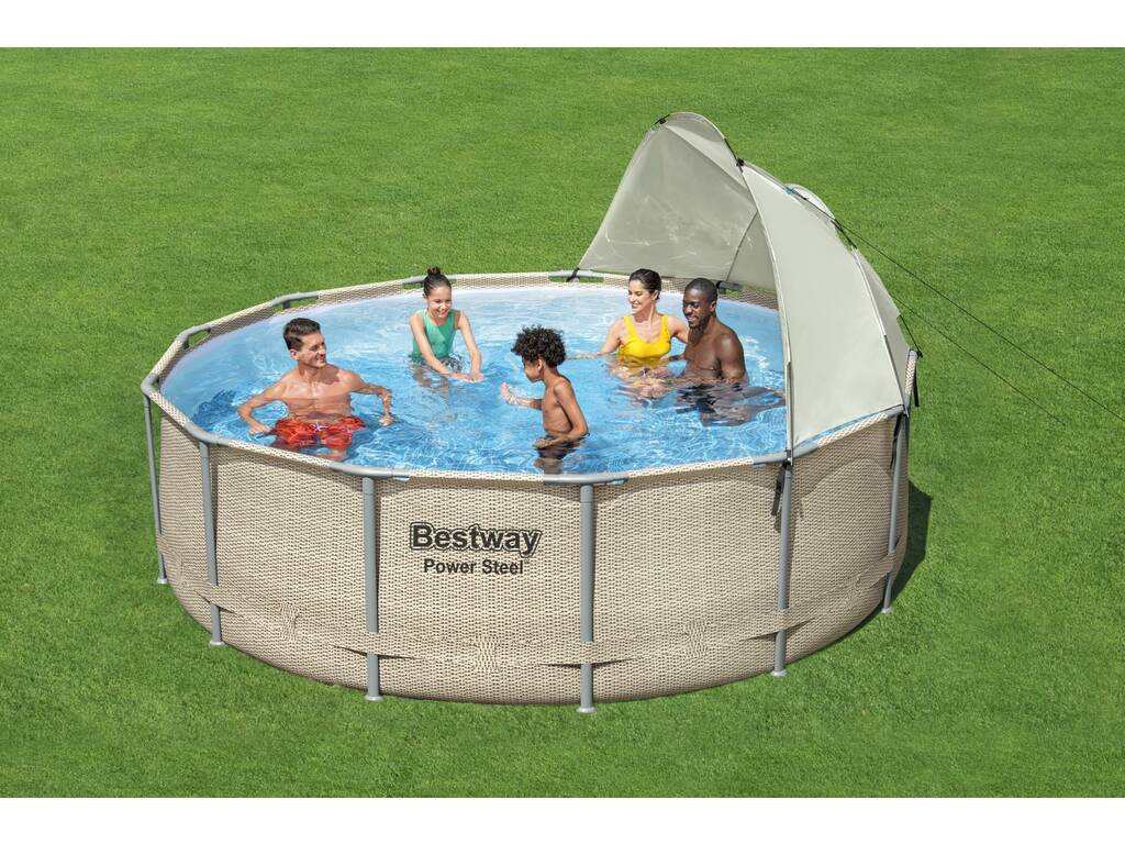 Tetto Solare Laterale per Piscina tubolare Bestway 58681