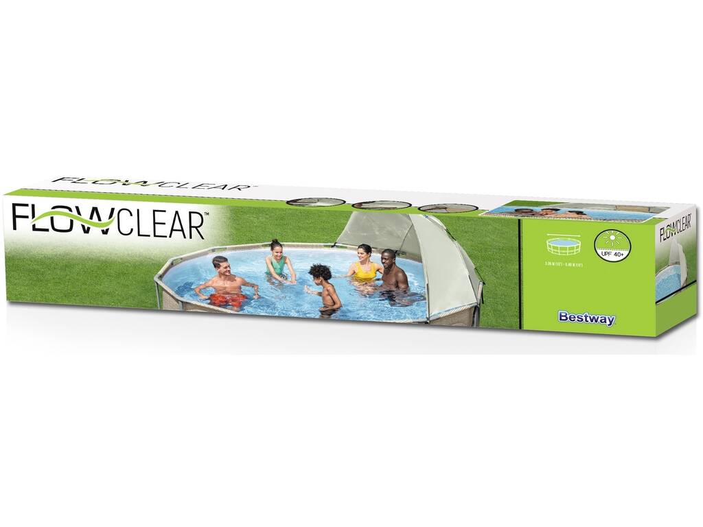 Tetto Solare Laterale per Piscina tubolare Bestway 58681