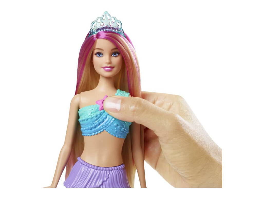 Barbie Sirena Luci Magiche Mattel HDJ36