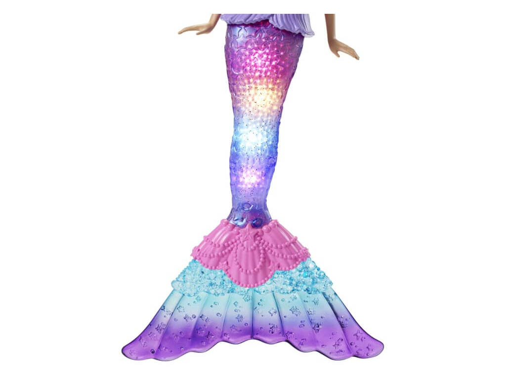 Barbie Sirena Luci Magiche Mattel HDJ36