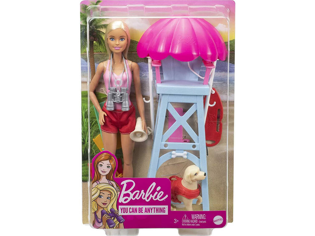 Barbie Bagnina con cane e sedia Mattel GTX69