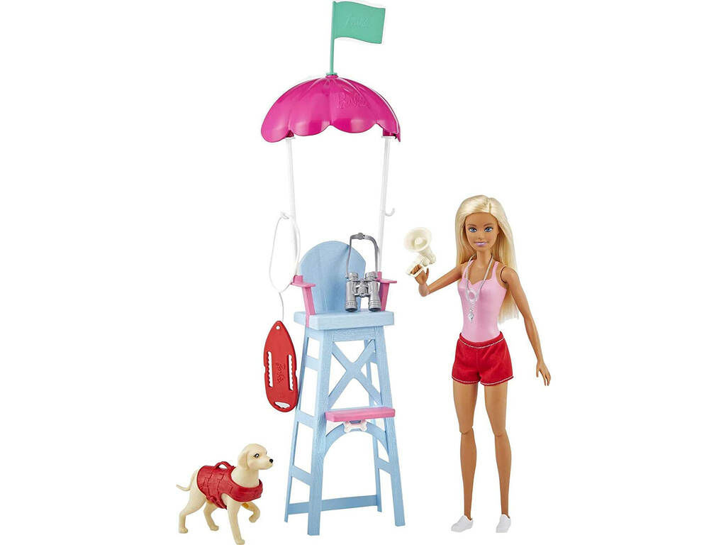 Barbie Bagnina con cane e sedia Mattel GTX69