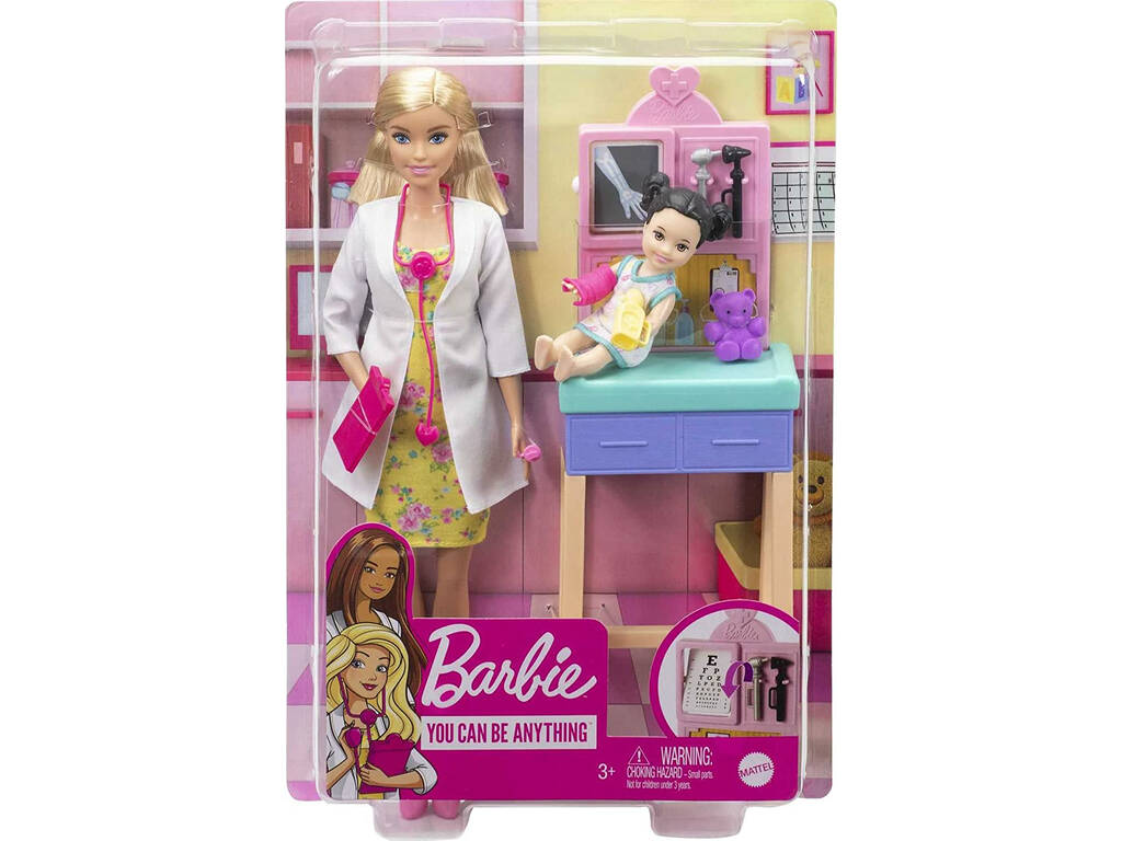 Barbie bionda pediatra Mattel GTN51