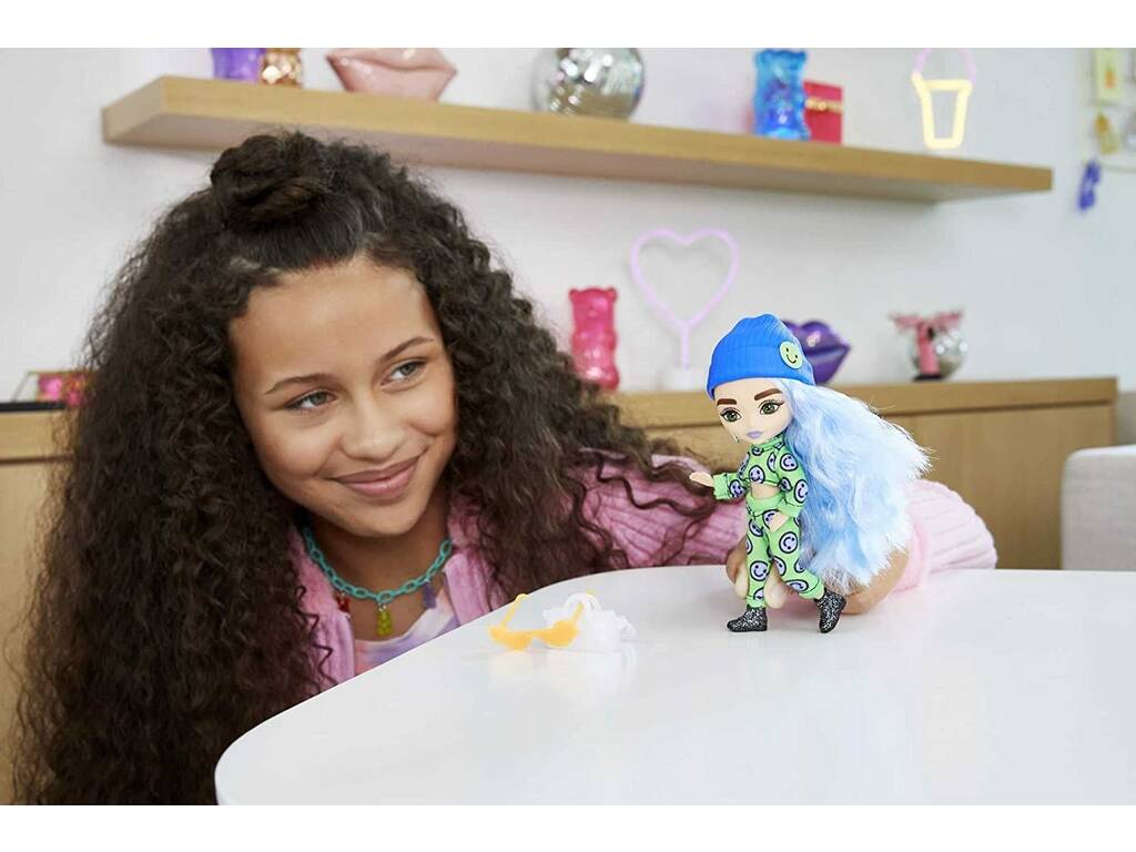Barbie Extra Minis Cheveux Bleu Glace Mattel HGP65