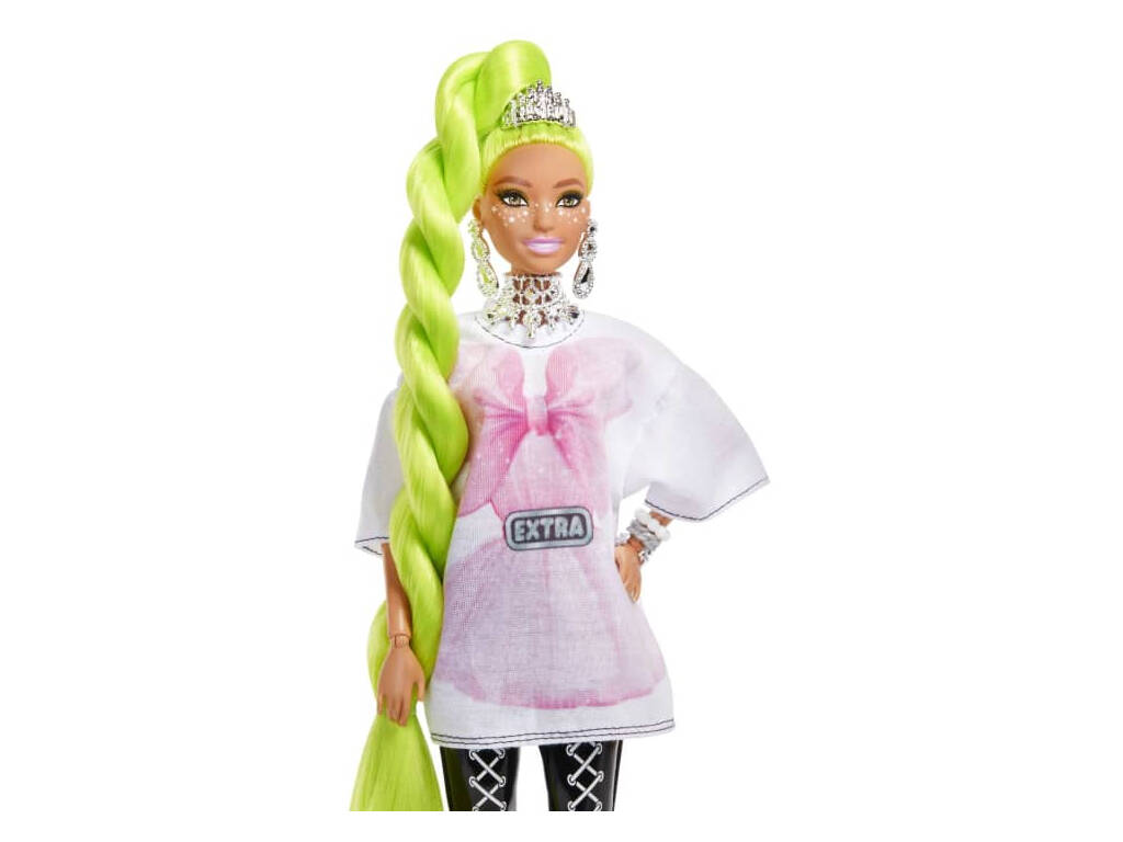 Barbie Extra Capelli Verdi Neon Mattel HDJ44