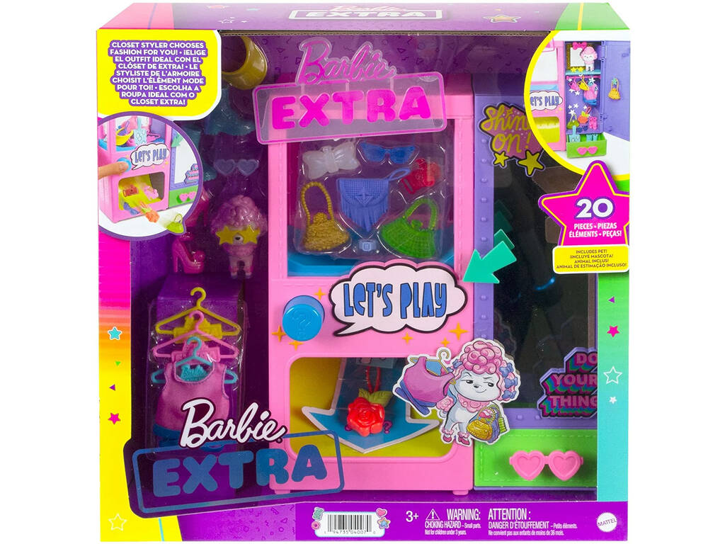 Barbie Extra Macchina Distributrice di Moda Mattel HFG75
