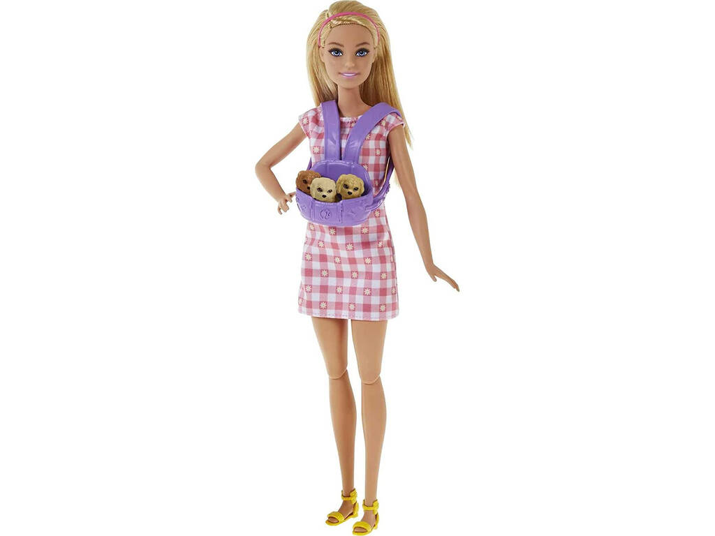 Bambola Barbie Cuccioli appena nati Mattel HCK75