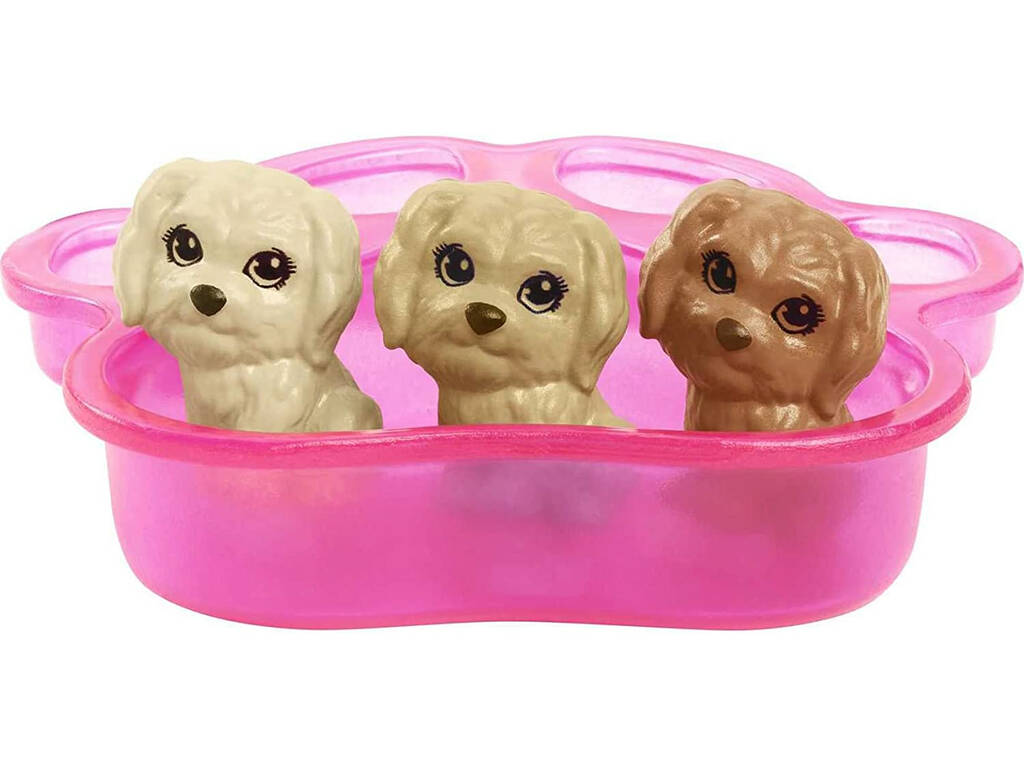 Bambola Barbie Cuccioli appena nati Mattel HCK75