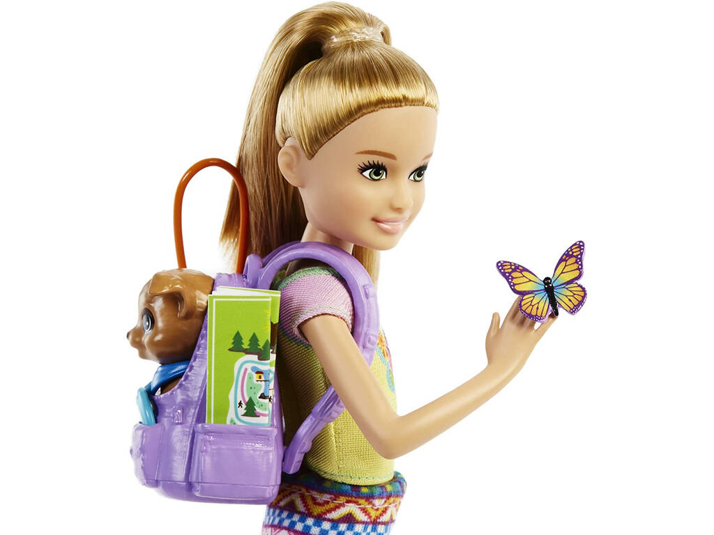 Barbie va in campeggio! Skipper e animali Mattel HDF70