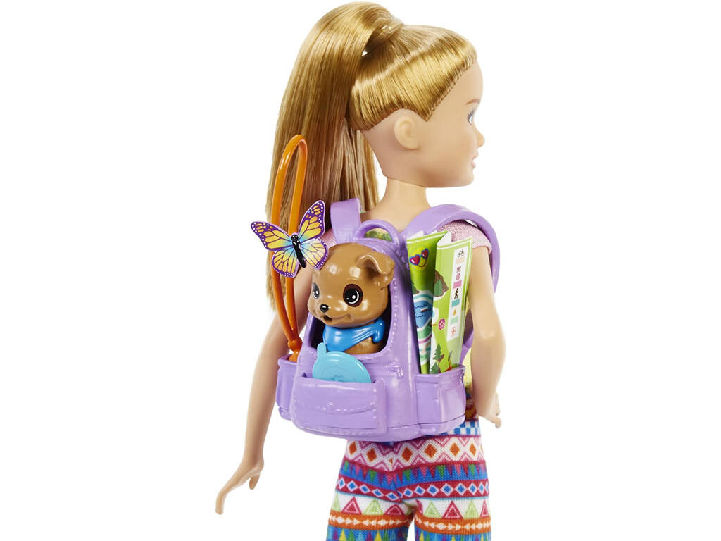Barbie va in campeggio! Skipper e animali Mattel HDF70