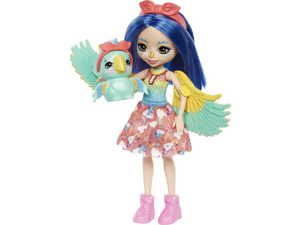 Enchantimals City Tails Muneca Prita Parakeet Mattel HHB89
