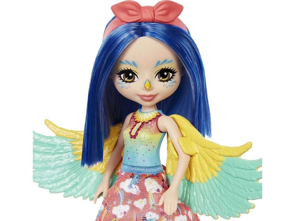 Enchantimals City Tails Muneca Prita Parakeet Mattel HHB89