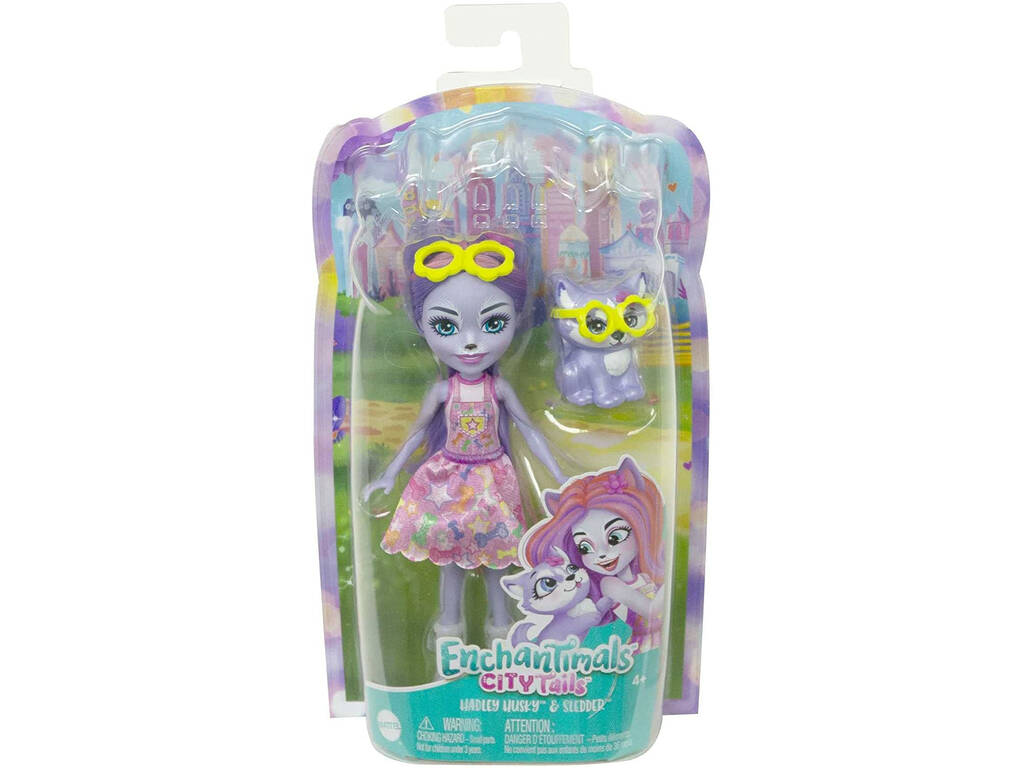 Enchantimals City Tails Muñeca Hadley Husky Mattel HHB90