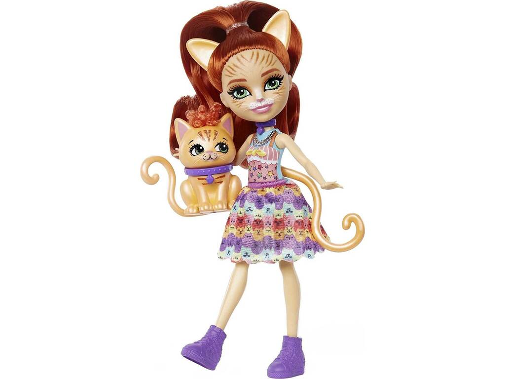 Enchantimals City Tails Bambola Tarla Tabby Mattel HHB91