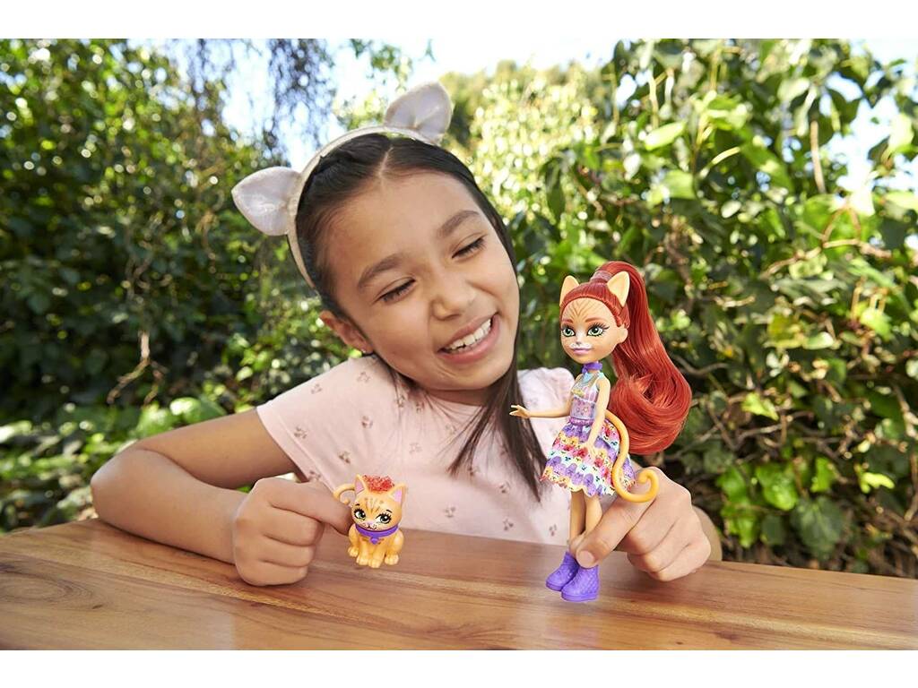 Enchantimals City Tails Bambola Tarla Tabby Mattel HHB91