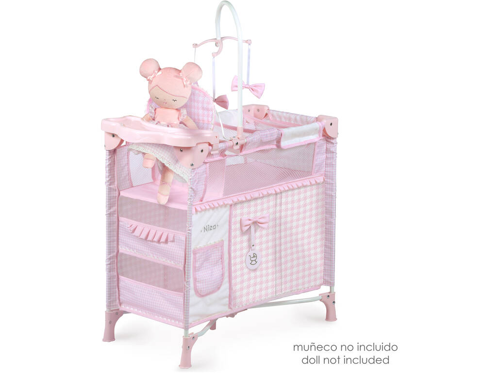 Fasciatoio pieghevole con accessori Niza DeCuevas 53046