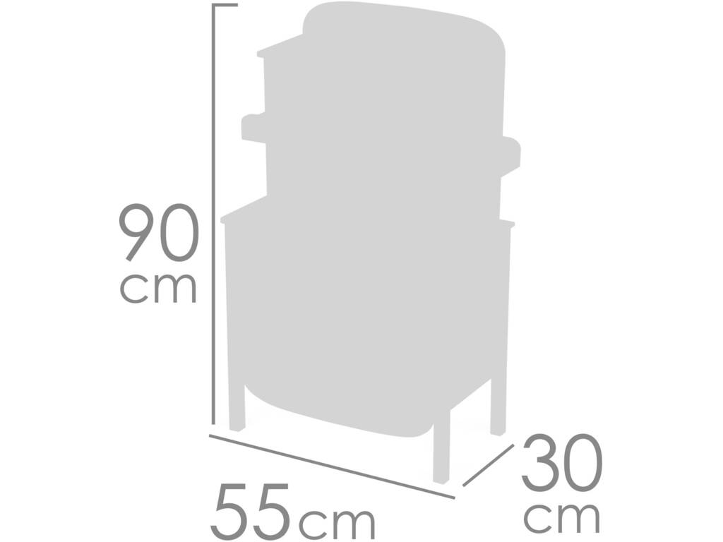 DeCuevas Belle Armoire à langer en bois 54846