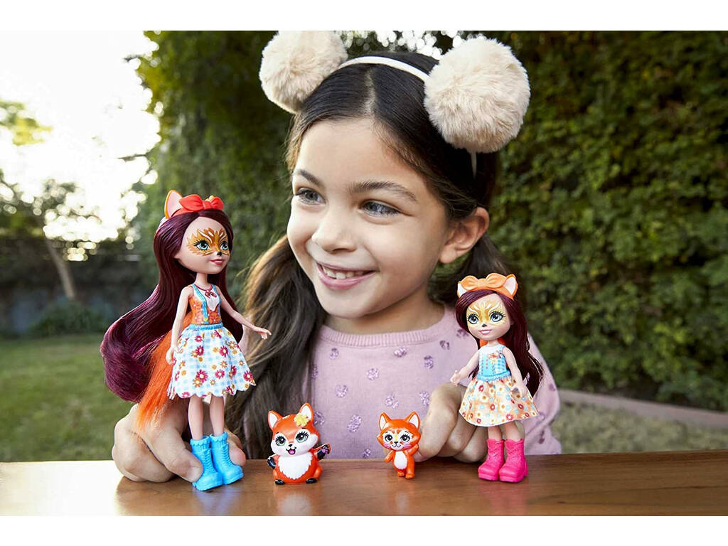 Enchantimals Sorelle Felicity e Feana Fox Mattel HCF81