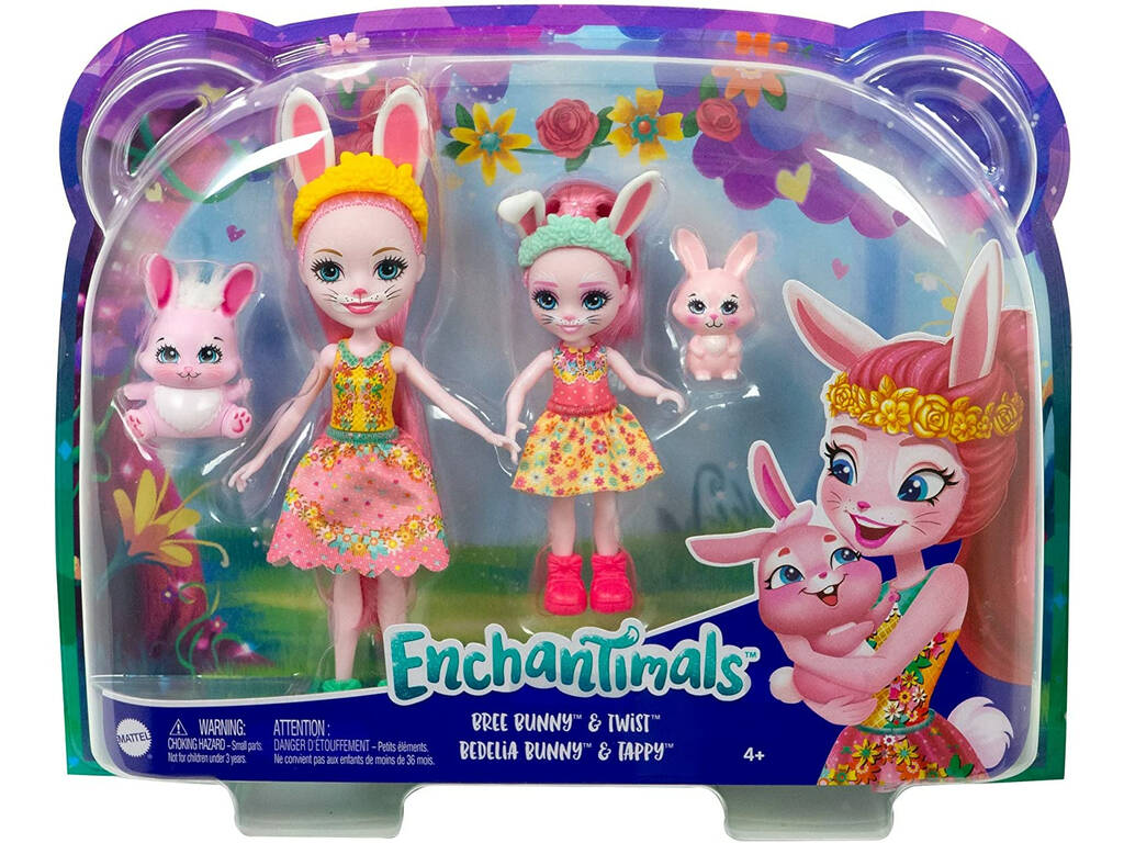 Enchantimals Sisters Bree et Bedelia Bunny Mattel HCF84
