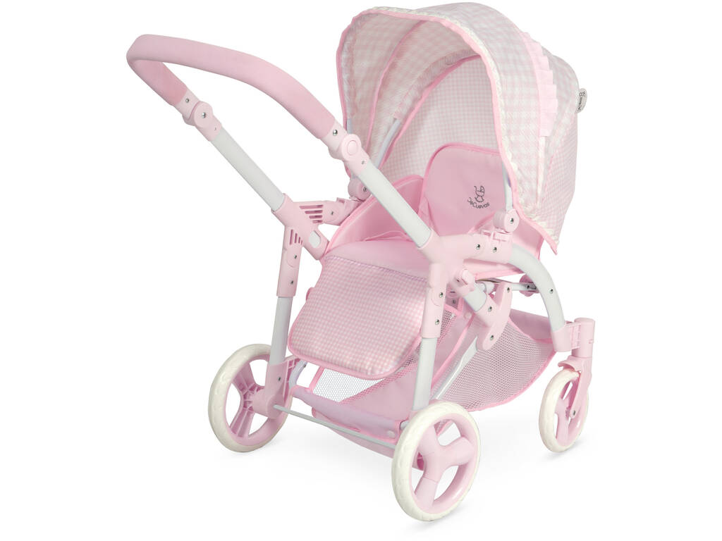 Passeggino per bambole pieghevole 3 in 1 Niza DeCuevas 81646