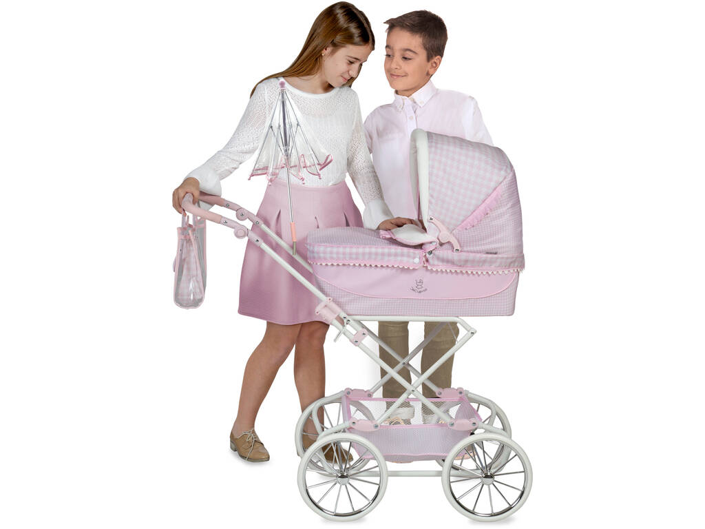 DeCuevas Nice Chariot de poupées pliable avec parasol 82046