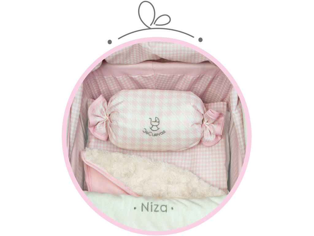 DeCuevas Nice Chariot de poupées pliable avec parasol 82046