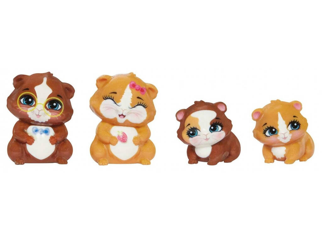 Enchantimals City Tails Glee et Family Guinea Pig Mattel HHB84