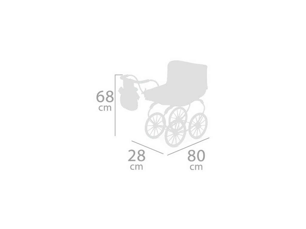 Passeggino per bambole Classico Niza DeCuevas 87046