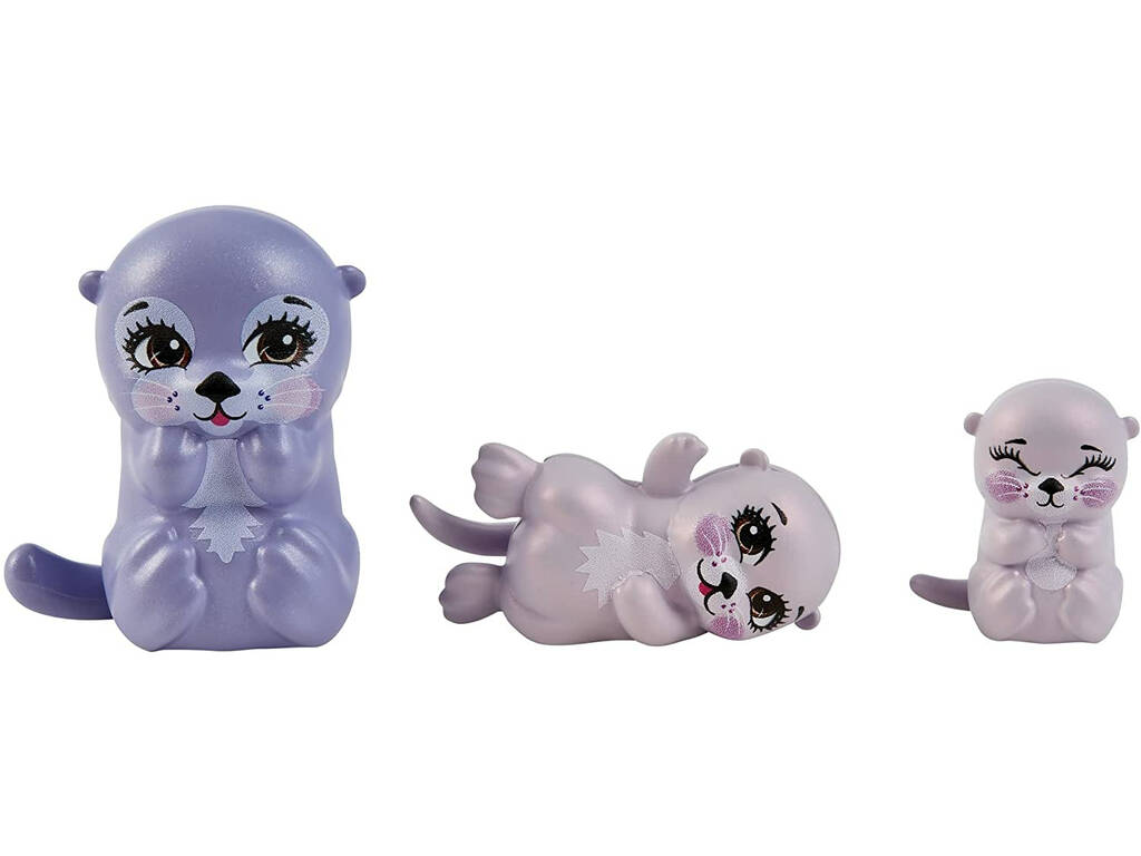 Royal Enchantimals Ottavia Otter e la sua famiglia Mattel HCF96