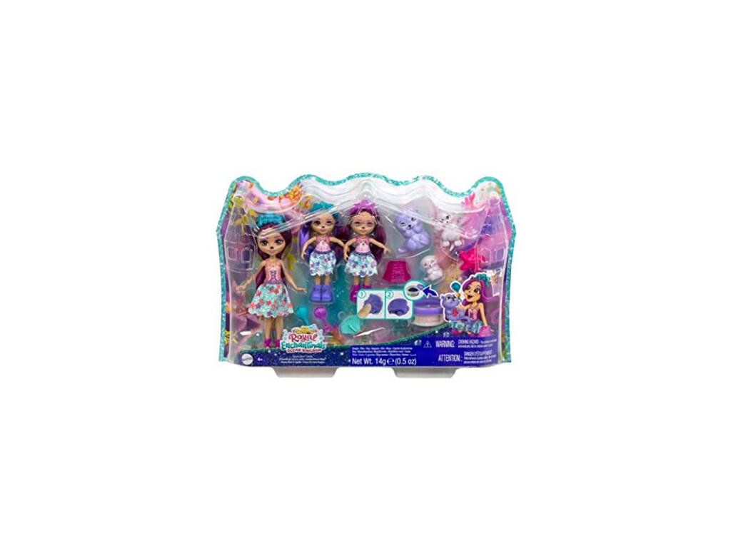 Royal Enchantimals Ottavia Otter e la sua famiglia Mattel HCF96