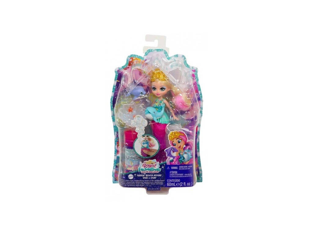 Enchantimals Royal Ocean Kingdom Sirena Mágica Mattel HFT24