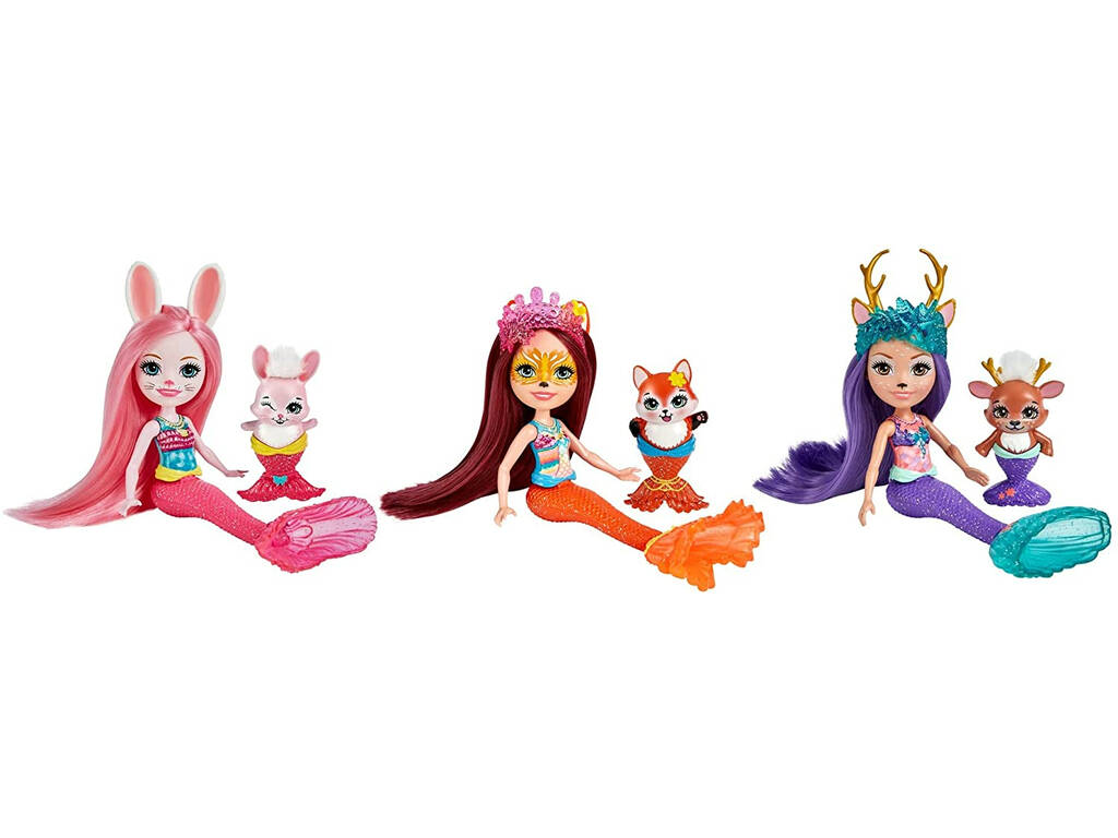 Enchantimals Pack 3 Sirene Mattel HCF87