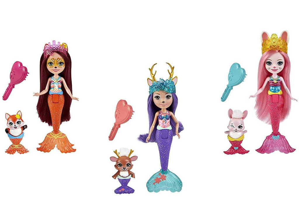 Enchantimals Pack 3 Sirene Mattel HCF87