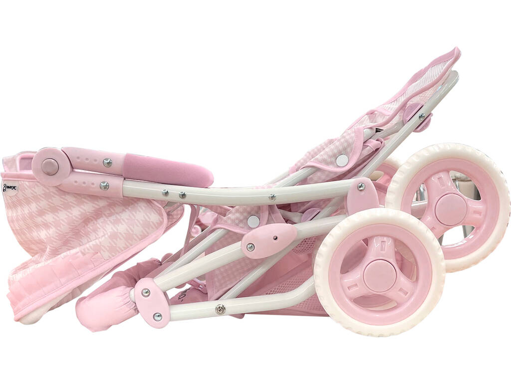 Passeggino per bambole Sedia Gemellare Pieghevole DeCuevas 90346