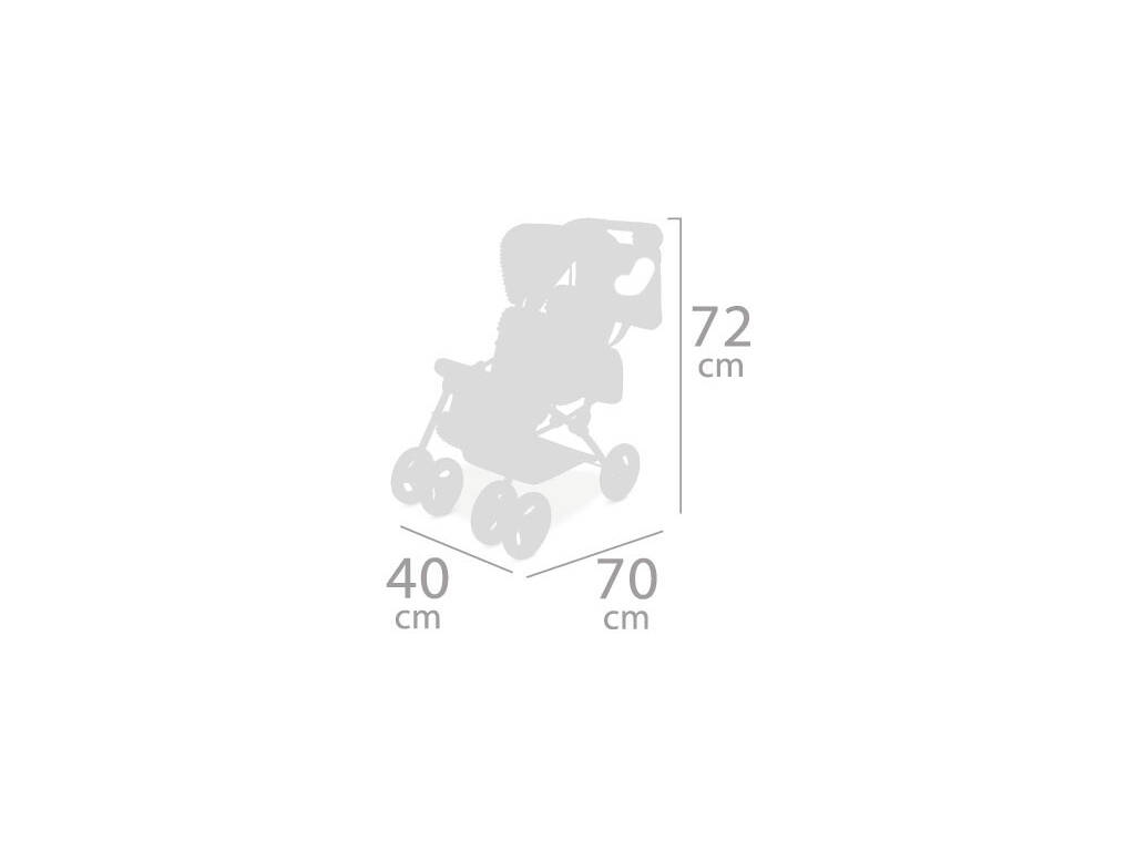 Passeggino per bambole Sedia Gemellare Pieghevole DeCuevas 90346