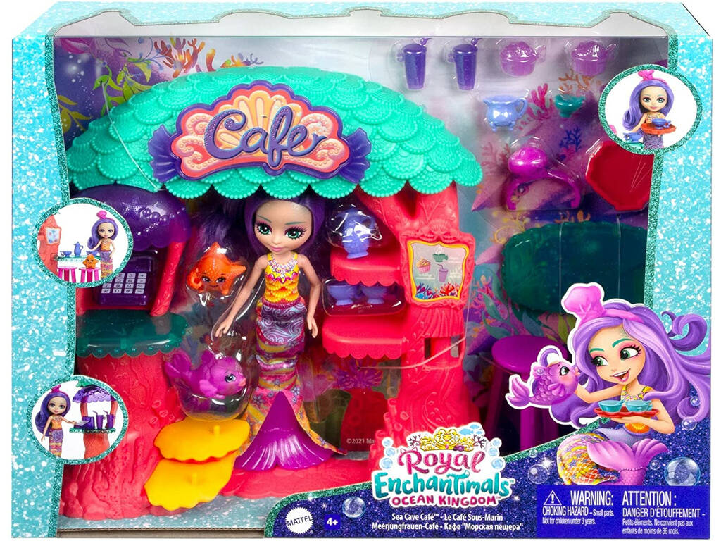 Enchantimals Royal Ocean Kingdom Cafetería de Martina Mattel HCF86